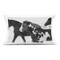 Stupell Industries Black & White Winter Horses Indoor Pillow, 14 x 7 x 20